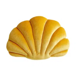 The Style SutraPlush Seashell Shape Pillow Ocean Themed Filled with PP Cotton Chair Cushion Yellow|Home & Garden | Home Decor| Pillows image 3