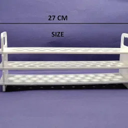 Test Tube Stand 3 Tier 31 holes 16MM Moulded in Polypropylene (pack of 1) image 2