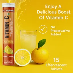 Existrong Vitamin C - Zinc + Amla Extract For Immunity | Collagen For Healthy Skin, Nail & Hair (Lime Lemon Flavor,Pack of 2 (30 Counts) image 5