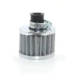 Small K N Filter Interface Bike CAR Air Filters 12Mm Air Intake Small Head Filter Modified Air Intake Filterr Vent Crankcase Smalll Engine Auto Accessories (SILVER SMALL AIR FILTER) image 3