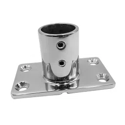 The Style Sutra 2 Pieces Stainless Steel Boat Deck Hand Rail Fittings Rectangle Base 25mm 1"|Motors | Parts & Accessories | Boat Parts |1 Piece 60 Degree Boat Hand Rail Fitting image 4