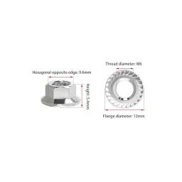 Fpraszin 16PCS Battery Bus Bar Posts Straps 27mm Central Hole Spacing 15mm Width1.5mm Thick Nickel-Plated Copper with 32PCS 304 Stainless Steel M6 Flange Nut for Lithium LiFepo4 Cell image 2