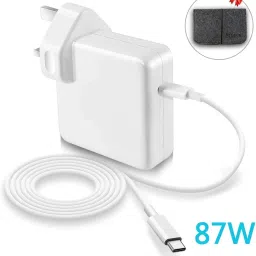 Etzin Mac AC Power Charger Adapter United Kingdom Wall Folding Plug Duckhead, 3 Pin UK Plug Converter Travel Charger UK Standard Adapter Compatible with MacBook Air/Mac iBook/iPhone/iPod EPL-1004P image 3