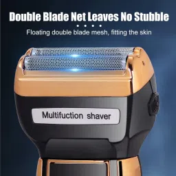 SOLIMPIA HT-6273 3-in-1 Rechargeable Shaver Hair Clipper & Nose Trimmer Set, Beard & Moustaches Hair Machine Hair Clipper, Shaver & Nose Trimmer with Precision Blades image 2