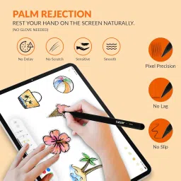 Tukzer Active 2nd Gen Stylus Pen iPad Pencil | Palm Rejection, Tilt Sensor, High Precision| for only iPad 2018 Onwards iPad(6/7/8/9/10) Air(3/4/5) Pro11(1/2/3/4) Pro12.9 (3/4/5/6) Mini(6/5) (Grey) image 2