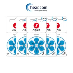 Signia Hearing Aid Batteries- Size 675- Hear.com (Pack of 30) image 1