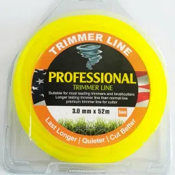 Lynx Trimmer Line | Nylon Rope Bundle for Brush Cutter (50m, 3mm Square) | Grass Cutter, Trimmer, Tap n Go | Suitable for All Types of Brush Cutters image 2