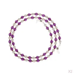 club bollywood VELURA Reading Eyeglasses Sunglasses Spectacles Beads Chain Holder Lanyard Purple|1 x |Other Vision Care| Vision Care image 1