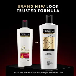 TRESemme Keratin Smooth Conditioner 190 ml, With Keratin & Argan Oil for Straight, Shiny Hair - Nourishes Dry Hair & Controls Frizz, For Men & Women image 2