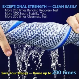 Blutails 8D Multi-Layer Premium Aquarium Filter Sponge Pad – 50 * 11 cm Nano Gel-Free Aquarium Sponge for All Aquarium Filters (Pack of 2) image 3