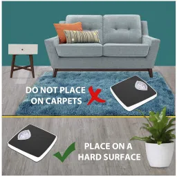 130Kg Iron Analog Weight Machine | Iron Analogue Weighing Scale | Full Metal Body With Anti-Skid Mat | Capacity: 130Kg, Black image 5