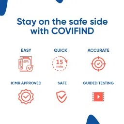Covifind Covid-19 ICMR Approved Covid and Rapid Antigen Test Kit for Home Use (Pack of 5) image 5