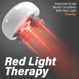 SELLASTIC GlowBall Head Massager for Scalp | Red Light Therapy for Hair Growth Fall Control | 3 Speed Mode | Waterproof & Detechable Heads | Stress Relief & Relaxation, Handheld & Deep Cleansing Massage image 1