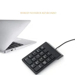 LINKKRAFT USB 2.0 Wired Numeric Keypad Slim Mini Number Pad Digital Keyboard 18 Keys Numpad for iMac/Mac Pro/MacBook/MacBook Air/Pro Laptop PC Notebook Desktop image 4