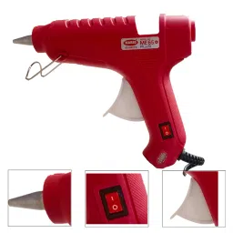 Mario 40W Hot Melt Glue Gun for DIY Work | Constant Temperature & Long Durability | Includes 5 Glue Sticks | Model ME-65 Plus (Red) image 3