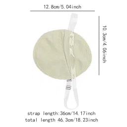 VELURA 2x Underarm Pad Non Visible Comfortable with Shoulder Strap Armpit Sweat Pad Khaki|1 Curb Ramp|Deodorants & Antiperspirants| Bath & Body image 2