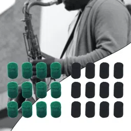 MERISHOPP 12 Pieces Saxophone Felt Pads Repair Parts Convenient Key Height Positioning Green|Musical Instruments & Gear|Wind & Woodwind|Parts & Accessories|Other Accessories image 5
