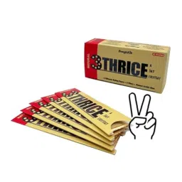 BONGCHII Thrice A Day Natural Pack of 50 | 3 Gummed Papers and 3 Perforated Filters Per Pack 3 Rips + 3 Tips with Free Goodies image 1