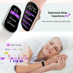 FITVII Ole Fitness Tracker with 24/7 Heart Rate and Blood Pressure Monitor, Blood Oxygen Sleep Tracking Step Calories Counter IP68 Waterproof Activity Tracker for Women Men image 5