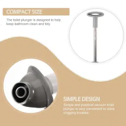 UniQMart® Powerful Drain Clog Remover: High-Pressure Plunger for Toilets, Bathtubs & Sinks image 4