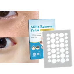 Enakshi® Milia Remover Patch Sticker for Fat Granules & Eye Blemish Treatment | Hydrocolloid Acne Patches for Skin Repair | Moisturizing 144 Count | 8mm 12mm Sizes image 1