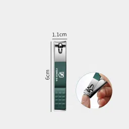 Force24 - Nail Cutter Set, Ultra Sharp Sturdy Fingernail Toenail Clipper Nail Clipper with Glass file 4 Pcs set for men women adult nail cutter set for Thick Toenails & Nails (GREEN Set of 4 with Box) image 4