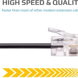 Hybite 5 Meter Telephone Landline Cord Cable Landline Wire with Standard RJ-11 Plugs, High-Speed Internet Modem Cable image 2