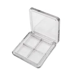 UJEAVETTE® 3x4 Grid Clear Makeup Eyeshadow Palette Blush Lipstick Powder DIY Case Pallet image 3