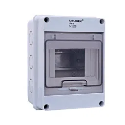 NEUBOX IP67 5-Way MCB Distribution Board, ABS & Polycarbonate Enclosure, Waterproof Electrical Box image 1