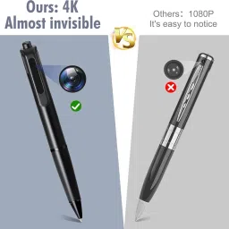 Asleesha 1080P Body Camera Pen [Upgraded 2024] – Body Cam with HD Video or Picture Taking, SD Card Storage, and Manual Control for Privacy Compliance image 3