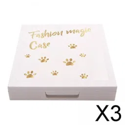 Enakshi® 3xEmpty Magnetic Eyeshadow Palette Large with Mirror for Lipstick Eyeshadow Matte white|Health & Beauty | Makeup | Makeup Tools & Accessories | Other Makeup Tools & Accs image 1