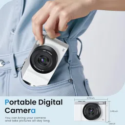 4K Digital Camera, 64MP Cameras for Photography with 16X Zoom & Autofocus, Vlogging Camera for YouTube Video with Wide Angle and Macro Lenses, Best Cameras for Content Creators image 5