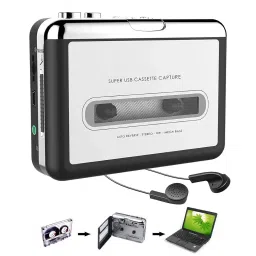 Tobo USB Cassette-to-MP3 Converter Capture,Stereo Recording Tobo Audio Super USB Portable Cassette/Tape to PC MP3 Switcher Converter with Headphone-(TD-148CA-06) image 1
