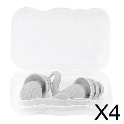 calandis Calandis™ 4Xswimming Ear Plugs With Box Reusable For Sleeping Diving Bathing Gray | Ear Plugs | Ear Plugs & Ear Muffs | Personal Protective Equip/Ppe | Facility Maintenance & Safety image 1
