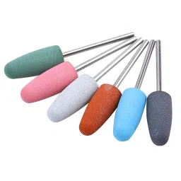 STYLEHEAVEN 6pcs Silicone Polisher Grinder Nail Art Drill Bits For Electric Manicure|Health & Beauty|Nail Care, Manicure & Pedicure|Manicure/Pedicure Tools & Kits image 2