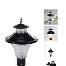 BrightLyt Main gate Lights Waterproof, Pillar Lights for Outdoor, Poll lamp, Exterior Modern gate Light for Home gate (Pack of 1) image 3