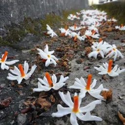 Parijat Flower Plant (Shiuli) – (Live Harshringar/Night Jasmine) for Home Garden Pack of 1plant, Without Pot Indoor/Outdoor image 5