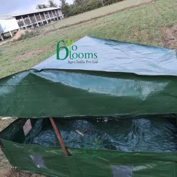 BIO BLOOMS AGRO INDIA PRIVATE LIMITED Vermi Compost Making Bed/Vermi Bed 8ft X 4ft X 2ft with Roofing (340 GSM) image 1