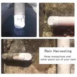 Urja Enterprise PVC Pipe Fittings Pipe Screens Mosquito Tank Pvc Pipe Flap Gate Valve non Return Valve For Water New (63mm (2 inch)) image 2