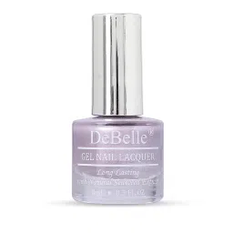 DeBelle Mermaid Collection (Chrome Finish Iridescent Nail Polish Shades) 8Ml (Little Mermaid, 8Ml (Pack Of 1)),Metallic Pearl Pink With Silver image 1