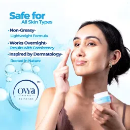 Ovya Pure Miracle Complete Night Care Face Cream, 3-in-1 Formula with Glutathione, Niacinamide, Hyaluronic Acid, Anti-Aging Moisturizer, Dermatologist Tested, Non-Greasy, 50g image 5
