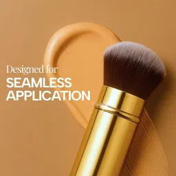 RAS Luxury Oils GloBlend™ Retractable Foundation Brush | Dome-Shaped, Vegan Bristles, Travel-Friendly Makeup Brush for Liquid, Cream, Powder & Bronzer | Ultra Soft, Full-Coverage, Pro Finish image 1
