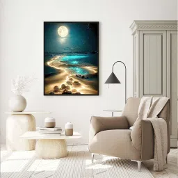 CoolShef Moonlight Beach Diamond Art Kits for Adults, DIY 5D Dimond Paintings Kit, 30x40cm Seaside Scene Craft Decoration for Home Supplies Project image 5