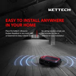 Kettech Ultrasonic Rodent Repellent for Home - Indoor & Outdoor Pest Control, Repels Mice, Rats, Squirrels image 3