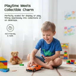 Amazon Brand – Metal Die Cast 1:37 Bug | Orange | Collectible & Durable image 3