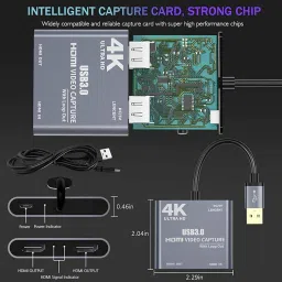 MICROWARE HDMI USB Video Capture Card (USB 3.0 HDMI 4K Capture) image 5