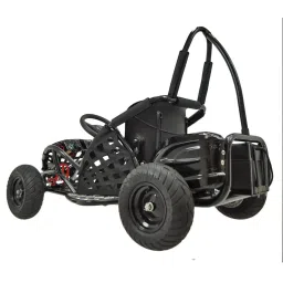Go-Bowen XW-GGK1-BLK Gas Kids Go-Kart, Black image 1