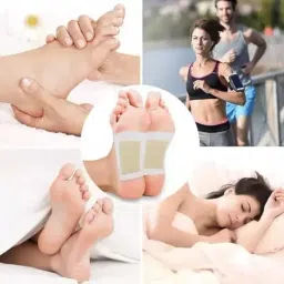 Fancy Products Kinoki Detox Foot Pads for Body Cleansing & Relaxation - Natural Herbal Adhesive Patches to Remove Toxins, Improve Sleep, Relieve Stress & Boost Energy - 10 Pcs Wellness Care Pads image 4