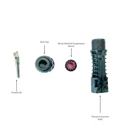 DC Cable 6 sq.mm with Crimped MC4 Connectors (Red and Black 3 Meter) image 5