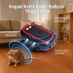 Kettech Ultrasonic Rodent Repellent for Home - Indoor & Outdoor Pest Control, Repels Mice, Rats, Squirrels image 2